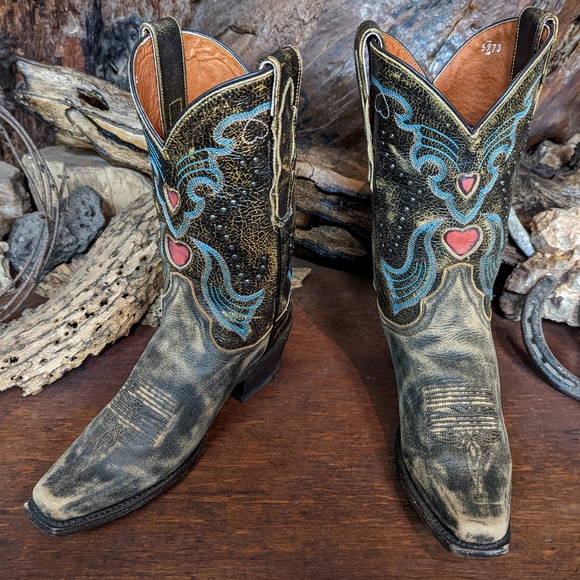 Dan Post 'steel heart' cowboy boots 6.5M - Picture 7 of 14